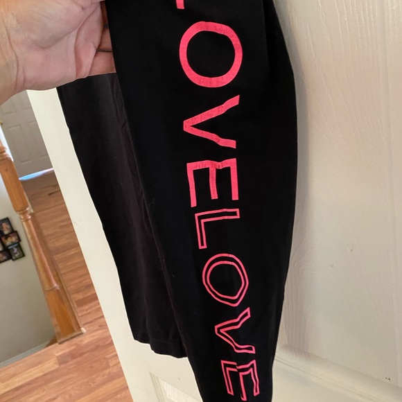 Capri workout leggings cute size large - Picture 4 of 4